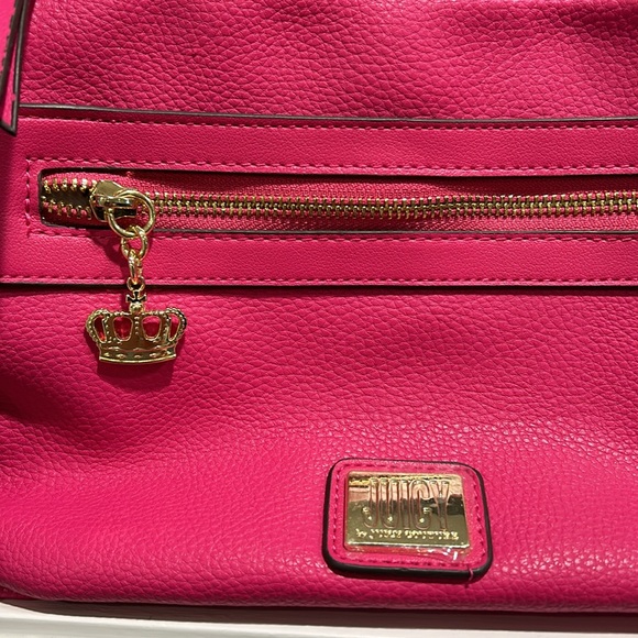 Like New Juicy Couture Hot Pink Bag Crossbody Purse - Picture 3 of 9